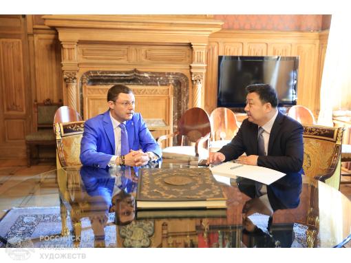 中国美术馆代表团访问俄罗斯艺术科学院